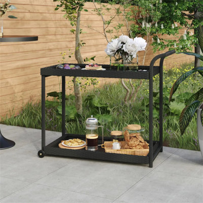 Aadhith Metal Bar Cart