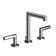 Kirsi Widespread Bathroom Faucet with Drain Assembly