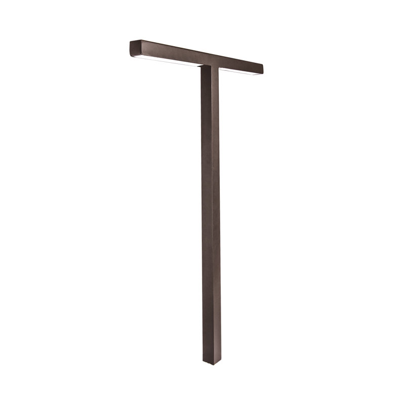 Éclairage de sentier intégré à basse tension Balance, 2700 K, Bronze sur aluminium