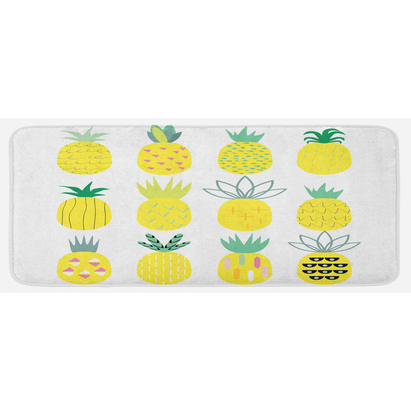Tapis de cuisine ananas