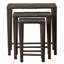 Table d'appoint en osier / rotin