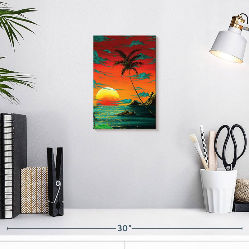 Gillard Tropical Burn, 12" H x 8" W