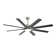 66 Inch Low Profile ABS Ceiling Fan With Dimmable Lights And Smart Remote Control 6 Speed Reversible Noiseless DC Motor For Indoor