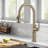 KRAUS Allyn Pull-Down Single Handle Kitchen Faucet-70732942