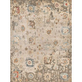 Essex Wool Damask Area Rug