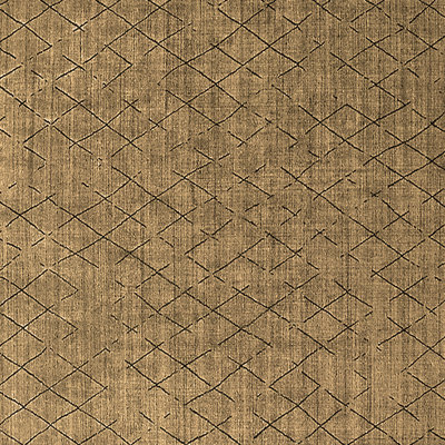 Tapis brun en laine / polyester tissé à la machine Orestis