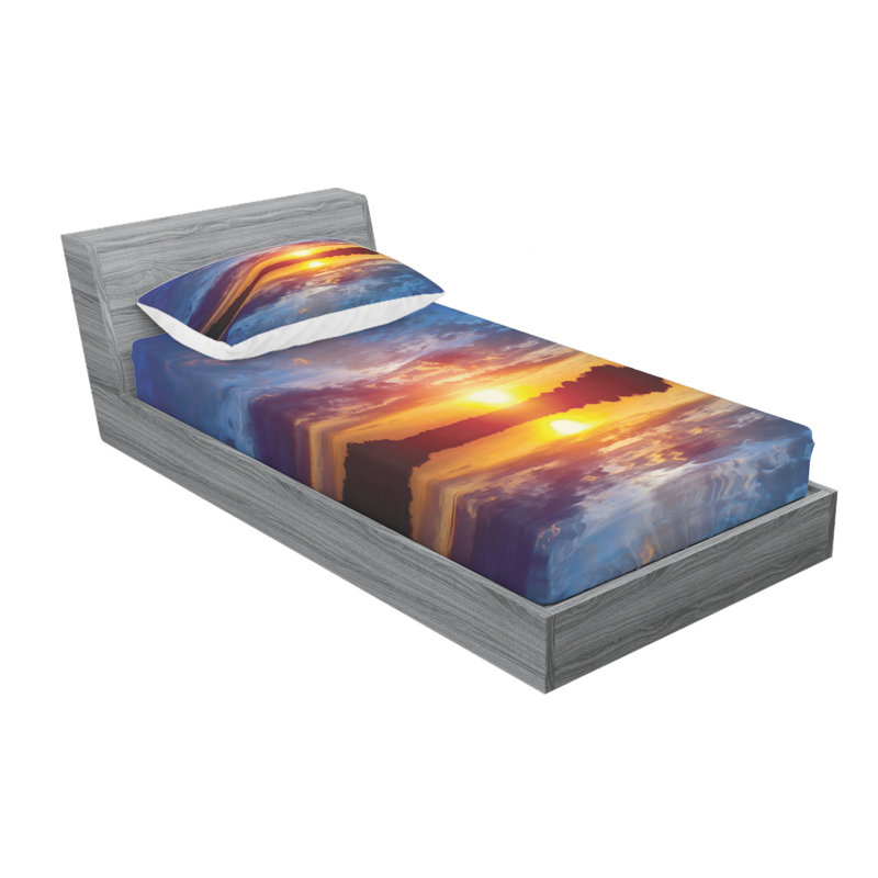 Microfiber Sheet Set, Twin XL Sheet Set with Fitted Sheet