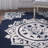 Rudra Hand Tufted Wool Floral Rug-1693020024
