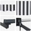VidaXL Polyester Cover Retractable Patio Awning-125829487-125829490
