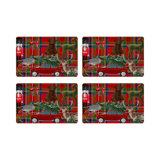 Vegan Leather Retangle Placemats