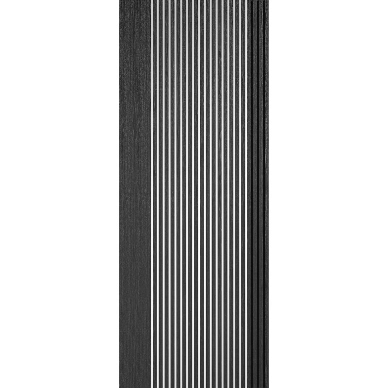 Melbourne Glazed Internal Door, Black, 68.6cm x 198.1cm