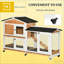 Cage pour animaux, clapier mobile en bois