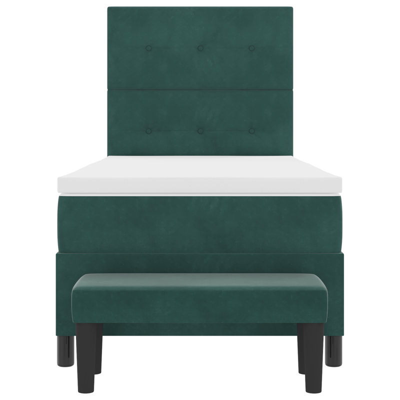 Upholstered Bed Frame with Mattress