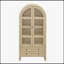 Garde-manger arqué de 70,28 pouces de hauteur, armoire de rangement moderne en bois de ferme avec tablettes réglables, armoire polyvalente pour la cuisine et la salle à manger