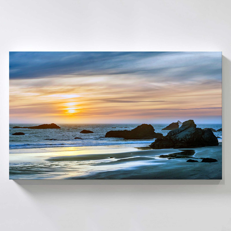 "Harris Beach Sunset" par Danita Delimont, reproduction sur toile, H 18 po x l 30 po x P 1 po