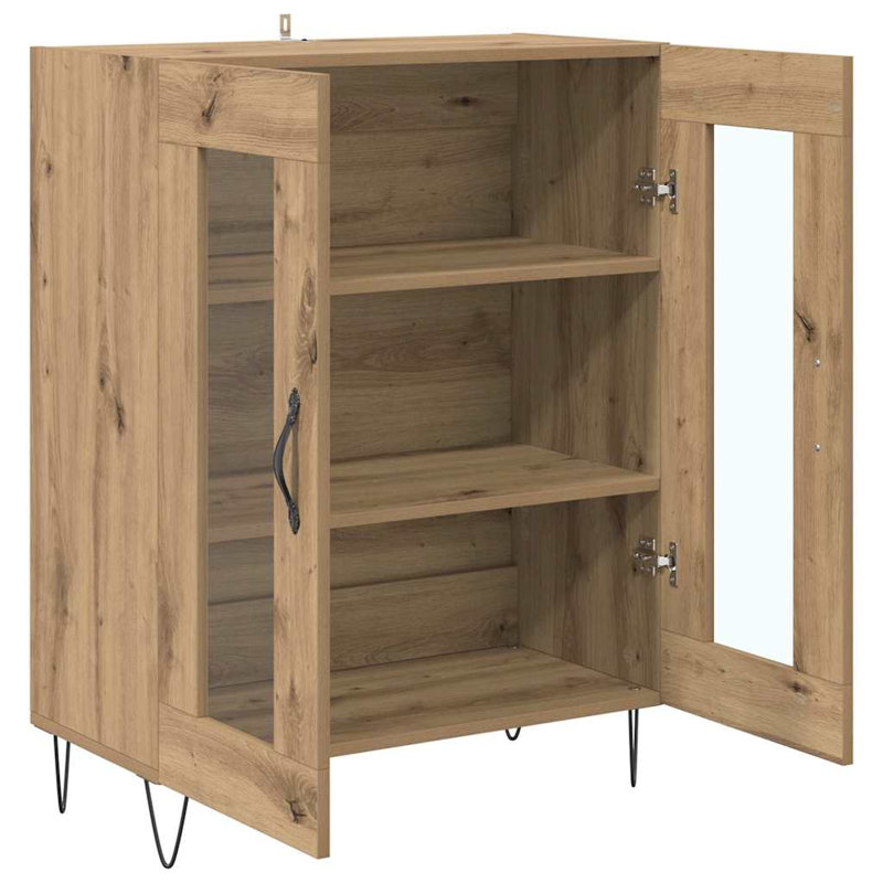  Sideboard Artisan Oak 69.5 X 34 X 90 Cm Engineered Wood, Artisan Oak