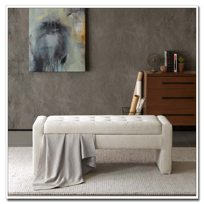Banc de rangement à fermeture douce