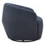 Fauteuil demi-tonneau pivotant rembourré Ingetraut-122946982