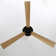 52'' Flush Mount Ceiling Fan With Lights And Remote Control