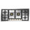 ILVE Nostalgie II 48 inch Built-In Gas Cooktop with Total Black Brass Burners, in Stainless Steel (6 Sealed Burners)