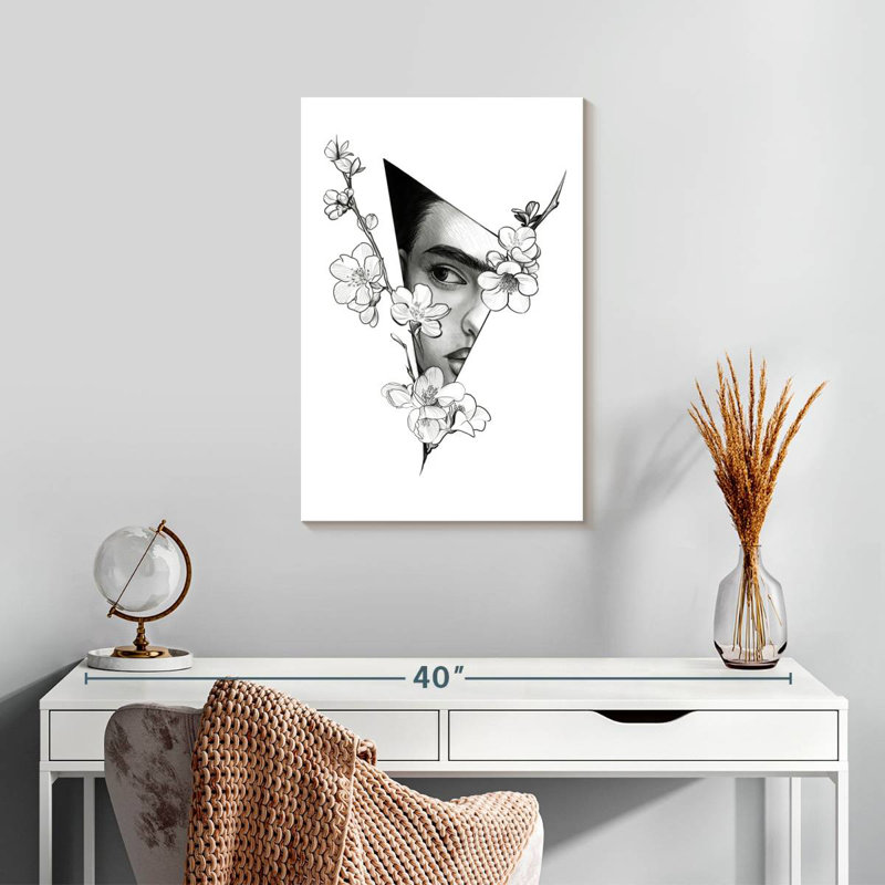 Keiraleigh Triangle Frida Kahlo, 24" H x 16" W