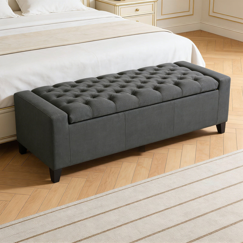 Storage Bench, Dark Gray
