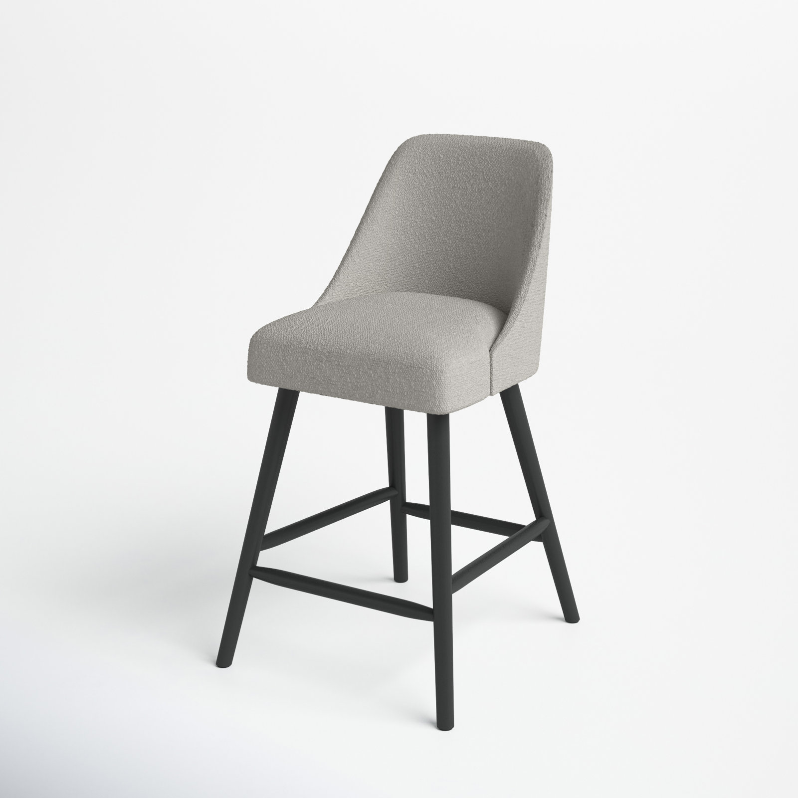 Gallie Bar and Counter Stool, Counter Stool (27" Seat Height), Classic Elephant Boucle