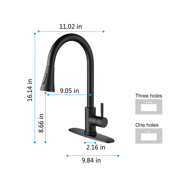Interbath Pull Down Kitchen Faucet