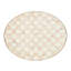 Mocha Check Oval Platter-1374545995