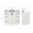 Ariel Kelly 43 Inch Single Rectangular Sink Bathroom Vanity With Italian Carrara Marble Countertop-105988834