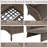 Serita Trym 100" Wide Outdoor PE Wicker Patio Sectional With Cushions With Ottomans-2036036322