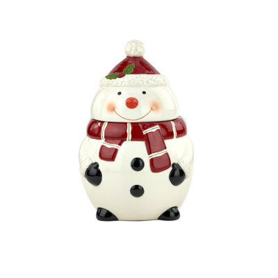 Snowman Christmas Cookie Jar