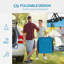 Ensemble de chaise longue pliante Outsunny avec dossier inclinable à 5 niveaux