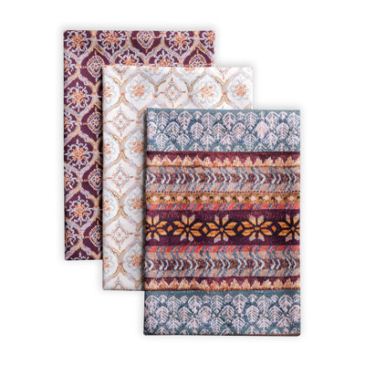 Ensemble de 3 torchons Fair Isle