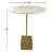 Nimar Marble Top End Table