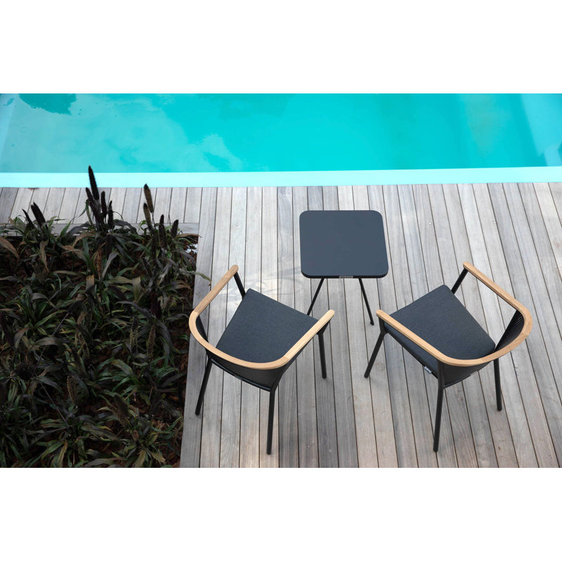 Fauteuil RIAD, Anthracite, Pas de coussin