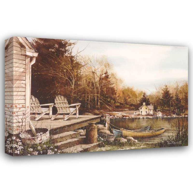 By the Lake, 12" H x 18" W