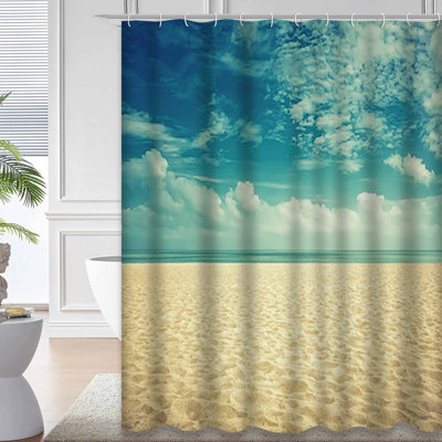 Sunshine Sunny Beach, look rétro, sable, belle côte de la côte avec 12 crochets