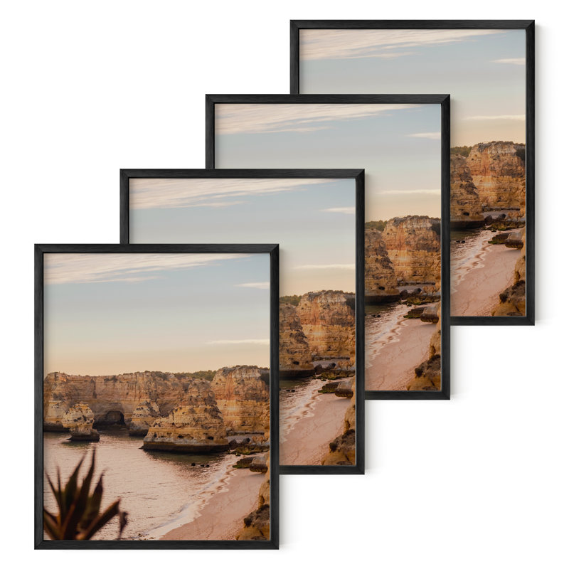 Cadre photo en métal, Noir, L 11 po x H 14 po