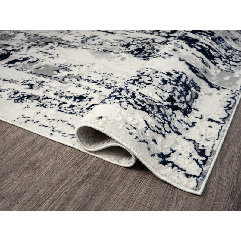 Dipazika Abstract Indoor Rug, Rectangle 7'5'' x 10'8''