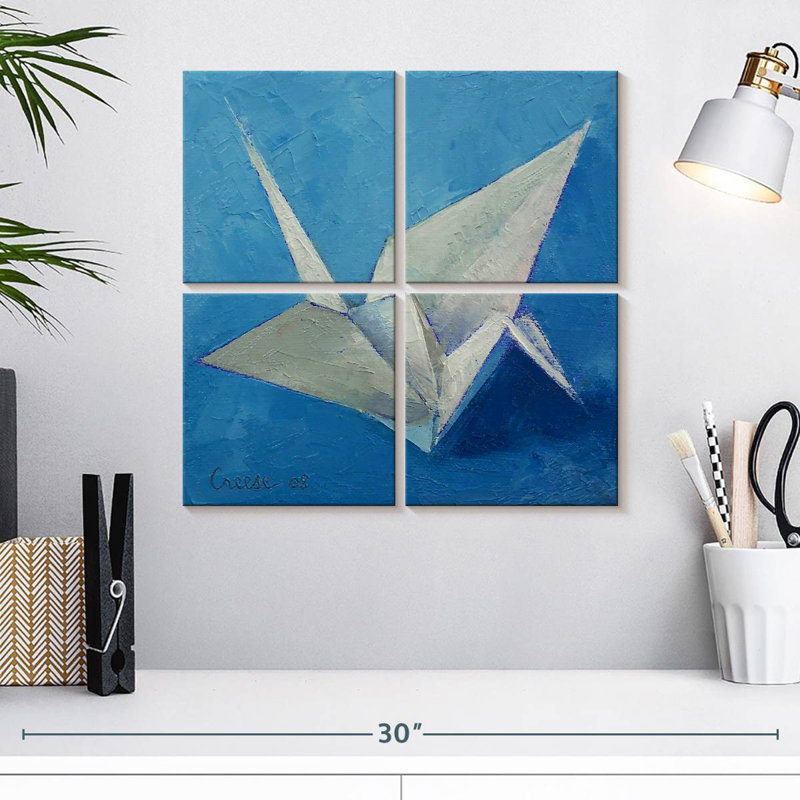 Grue Ashelle Origami, H 18 po x l 18 po