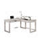 Bureau d'ordinateur transitionnel blanc antique