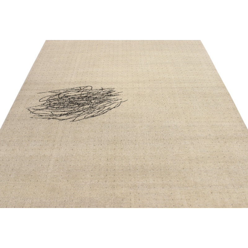 One-of-a-Kind Rectangle 8' X1 0' Hand Knotted Area Rug