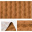 Chemin de table en peluche de fausse fourrure en jacquard doux, décoration de table de salle à manger d'automne saisonnier pour la décoration de fête à la maison 13 x 72 pouces
