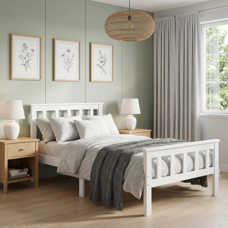 Machen Bed, White