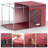 Storage Box with Window,Fabric Storage Containers with Large Clear Window & Carry Handles-863640637