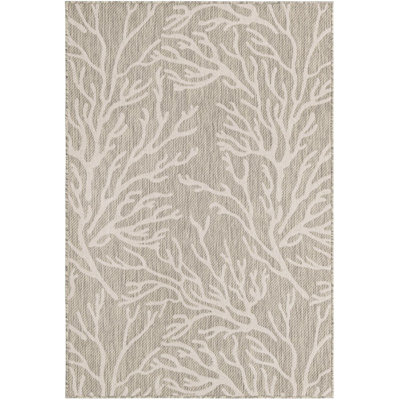 Tapis contemporain gris Azilynn