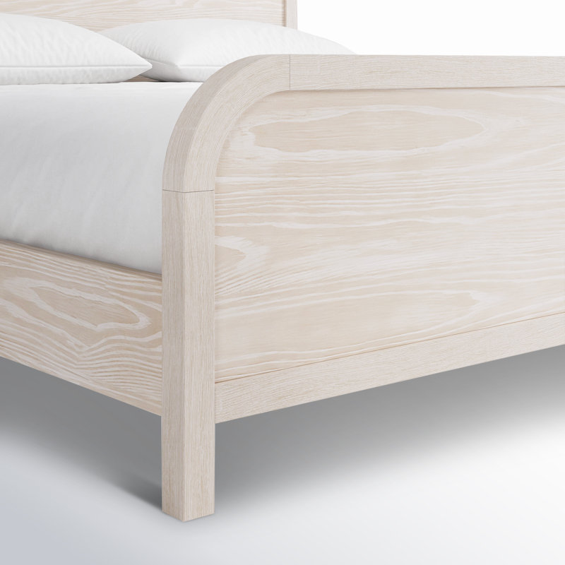 Lit plateforme Essie, Plein, Blanc