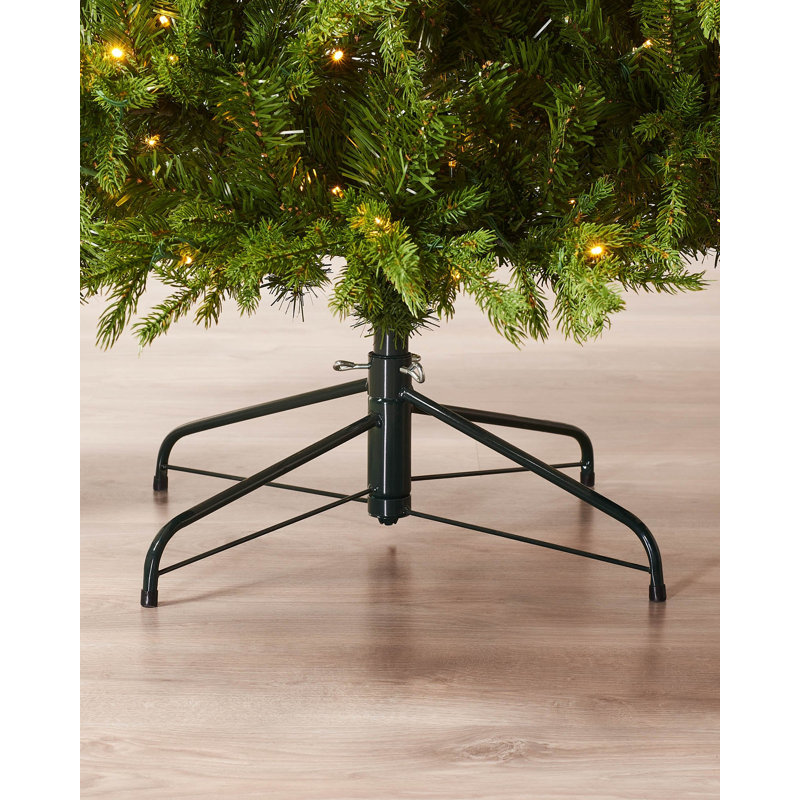 Lighted Artificial Fir Christmas Tree, 5ft H