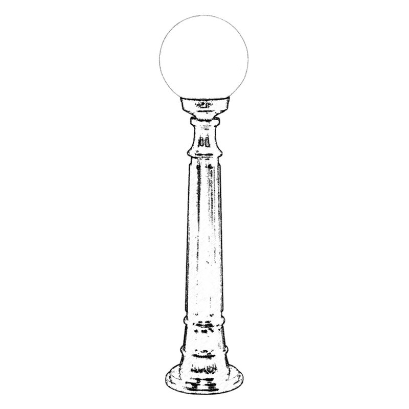 Adarryl 90cm Traditional Floor Lamp